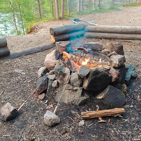 Chalet Lapland Riverside 7 Puolukka, Yllaes, Tiny With Sauna, Fireplace, Terrace, Bbq, Wifi, Ski, Fishing, Pets Ok