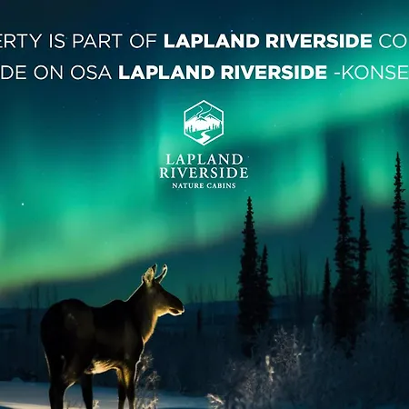 Chalet Lapland Riverside 7 Puolukka, Yllaes, Tiny With Sauna, Fireplace, Terrace, Bbq, Wifi, Ski, Fishing, Pets Ok