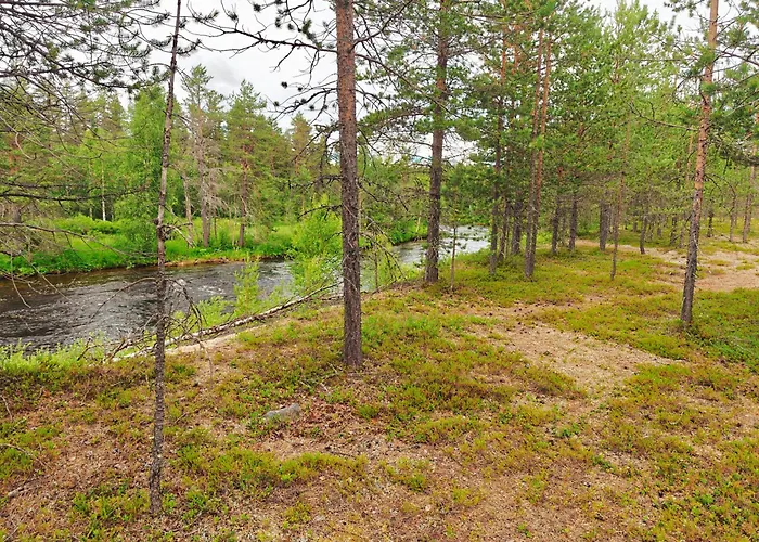 Lapland Riverside 7 Puolukka, Yllaes, Tiny With Sauna, Fireplace, Terrace, Bbq, Wifi, Ski, Fishing, Pets Ok شاليه *