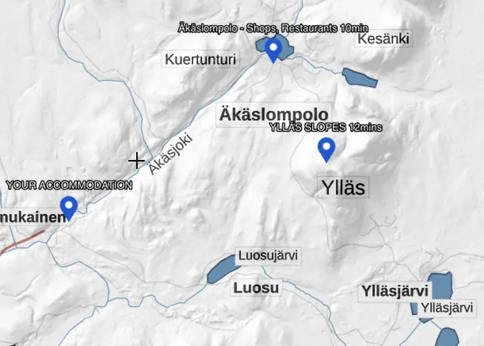 شاليه Lapland Riverside 7 Puolukka, Yllaes, Tiny With Sauna, Fireplace, Terrace, Bbq, Wifi, Ski, Fishing, Pets Ok *