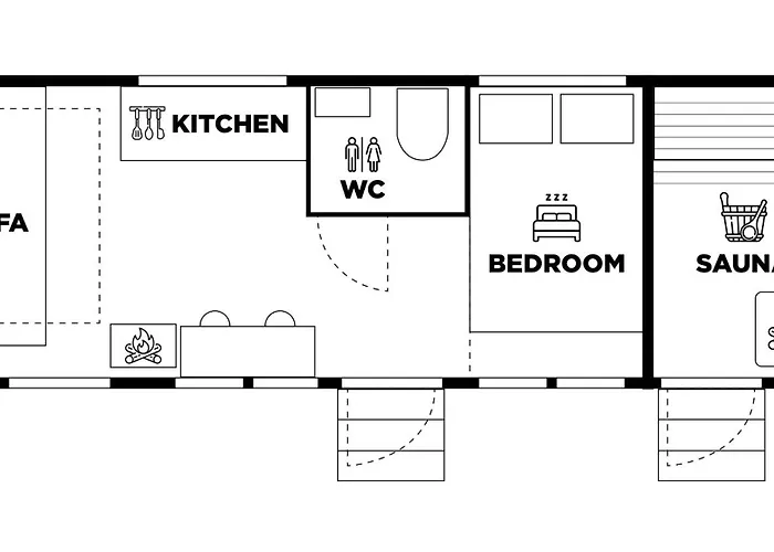 Lapland Riverside 7 Puolukka, Yllaes, Tiny With Sauna, Fireplace, Terrace, Bbq, Wifi, Ski, Fishing, Pets Ok شاليه Äkäslompolo